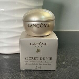 NEW Lancome Paris Secret De Vie Ultimate Cellular Reviving Creme 5ml